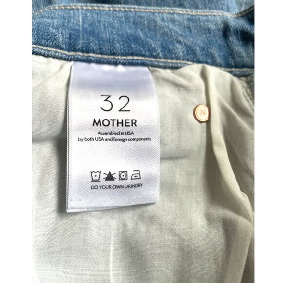 MOTHER High Waisted Tunnel Vision Sneak Jeans (Sippin' Sweet Tea) Size 32 NWT - Picture 9 of 9